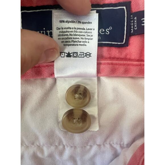 Vineyard Vines Coral Breaker Pants men sz 32waist 32 length Golf boating casual - Picture 7 of 7